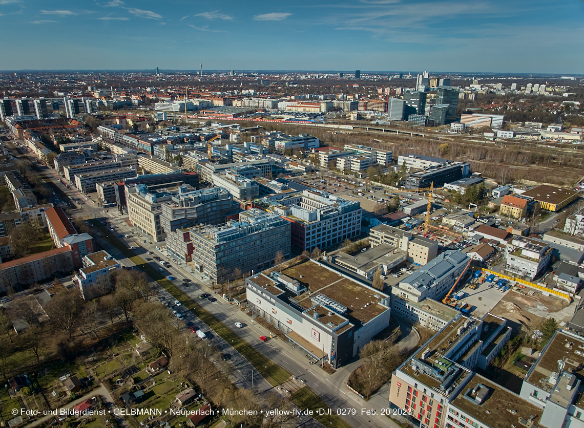 20.02.2023 - Copterfotos und Luftbilder von Berg am Laim